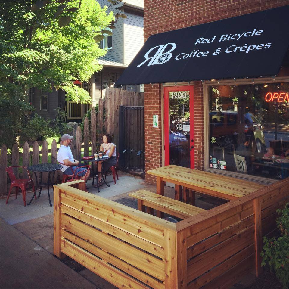 Red Bicycle Coffee & Crepes, located in Germantown