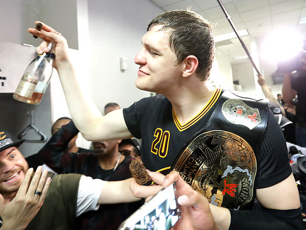 Timofey's summer vacation has been fun, thus far. (Getty Images)