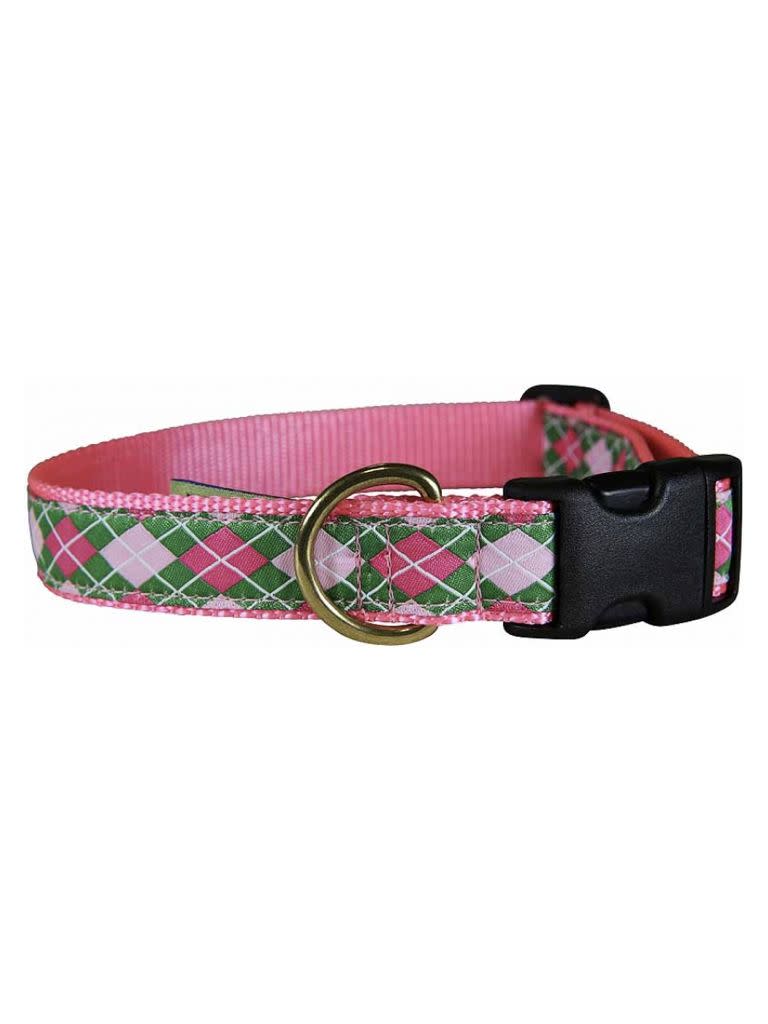 10) Two Salty Dogs Argyle Ribbon Dog Collar, $24