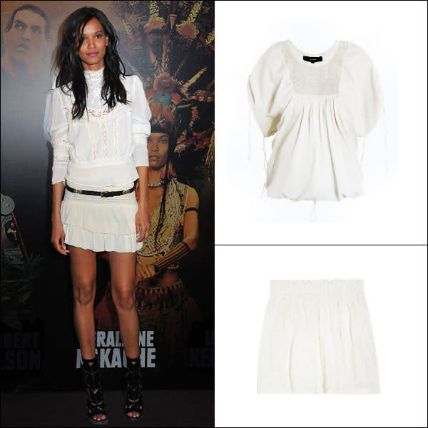 Liya Kebede's Victorian Whites