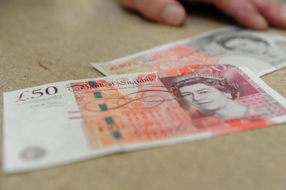The £50 note is set to get a plastic redesign, the Bank of England has said (PA Archive/PA Images)