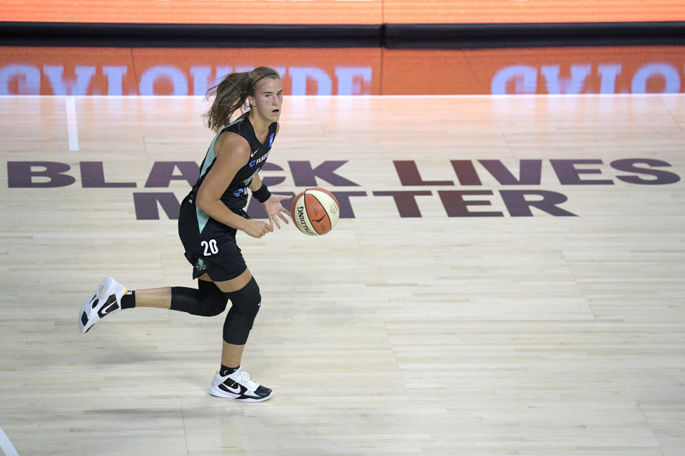 New York Liberty forward Sabrina Ionescu