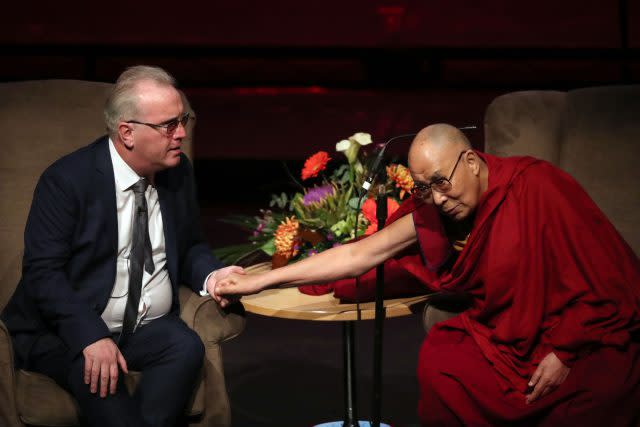 Dalai Lama and Richard Moore