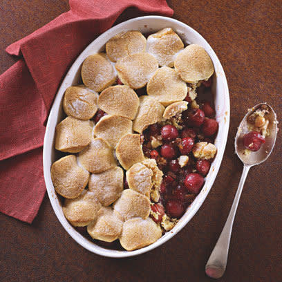 Cherry and Macadamia Cobbler: Recipe