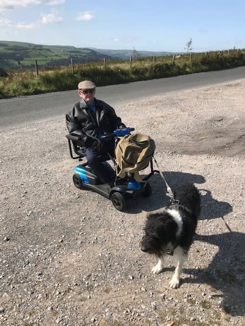 Peter McNiell on a day out (Marie Stinson)