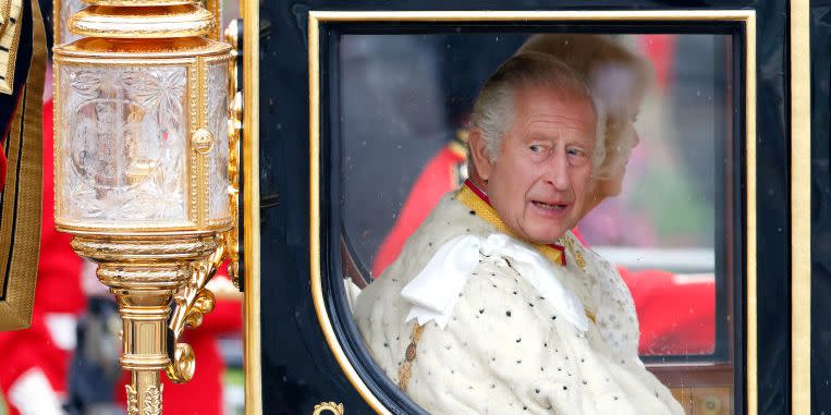 their majesties king charles iii and queen camilla coronation day