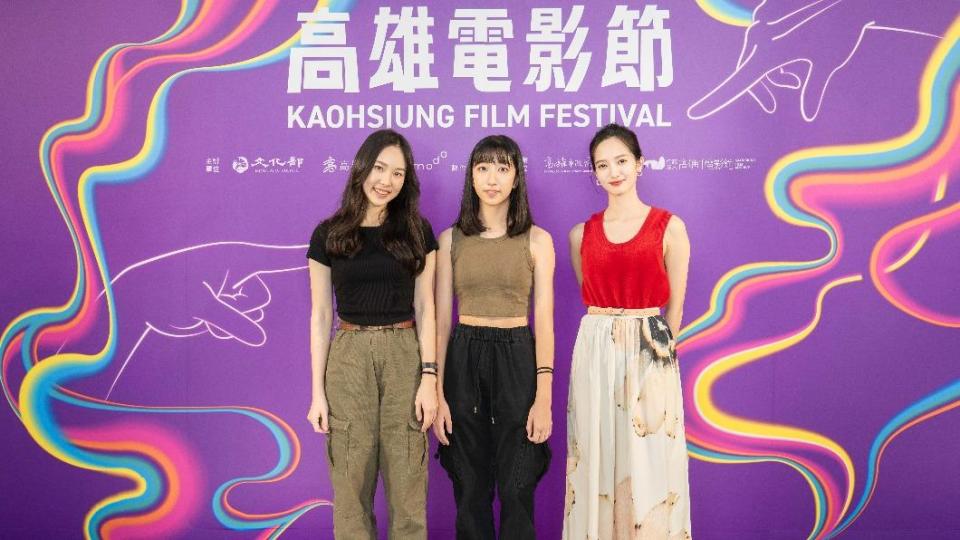 《五福女孩》主演群都是學霸，王婕、李芝儀雄女出身，韓寧則是北一女畢業。（圖／高雄電影節提供）