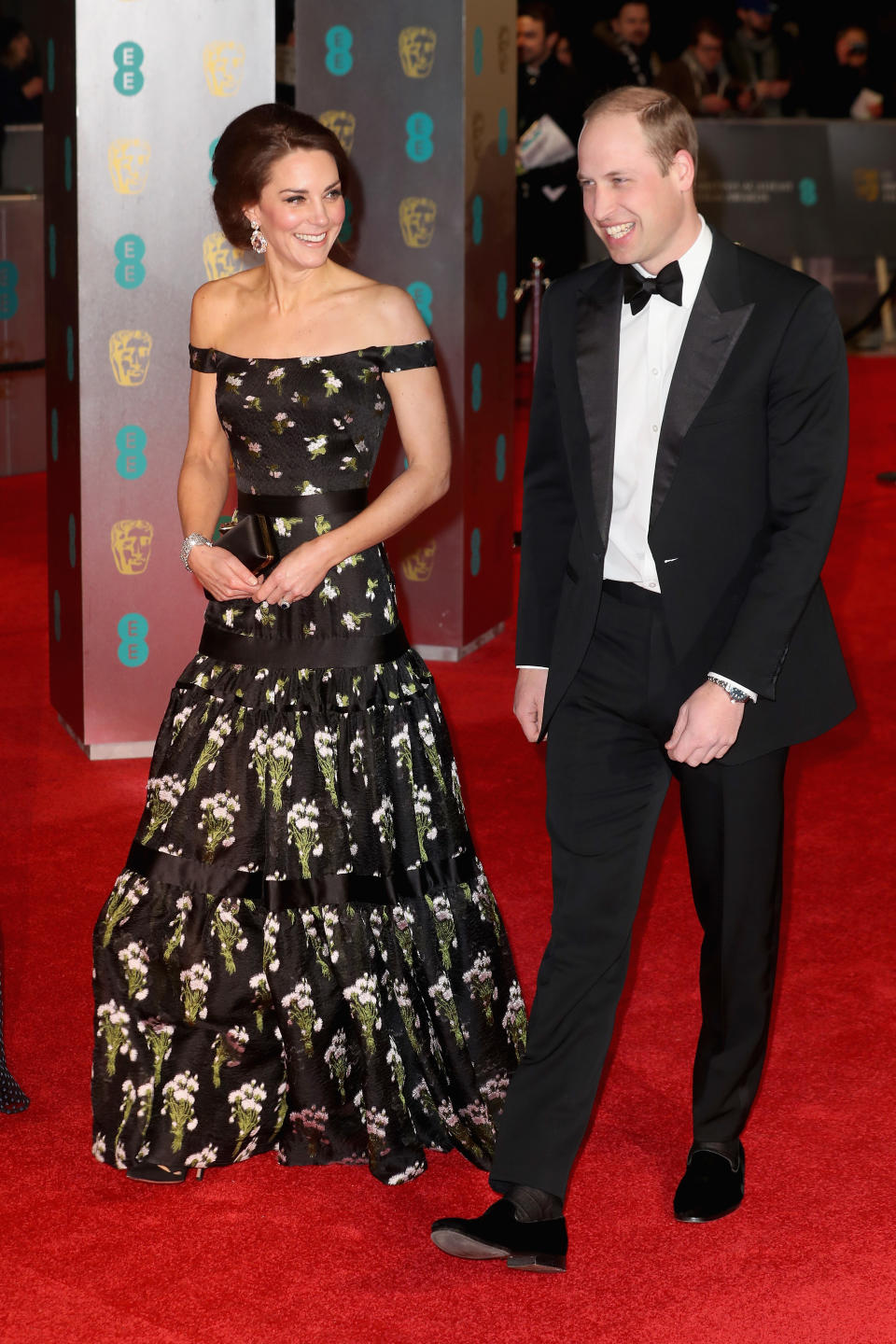 Le duc et la duchesse de Cambridge aux BAFTAs à Londres en 2017