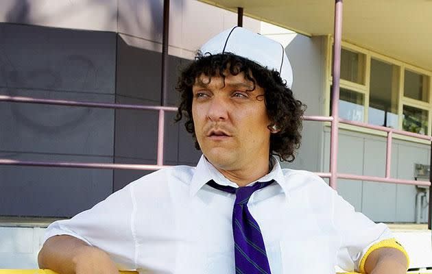 The singer impersonated Chris Lilley's character Jonah from Summer Heights High. Source: ABC