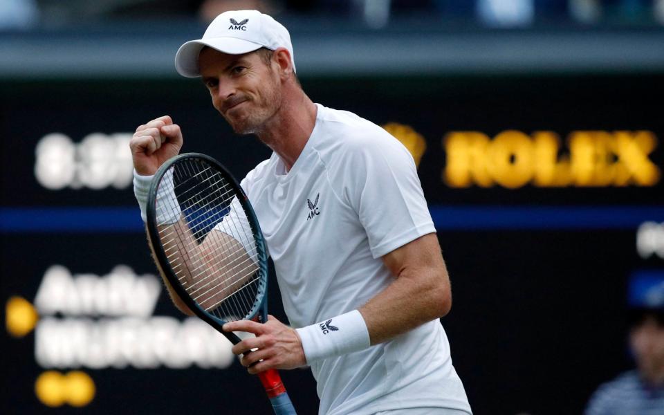 Watch: Andy Murray pulls off rare underarm serve - and it very nearly backfires - AFP