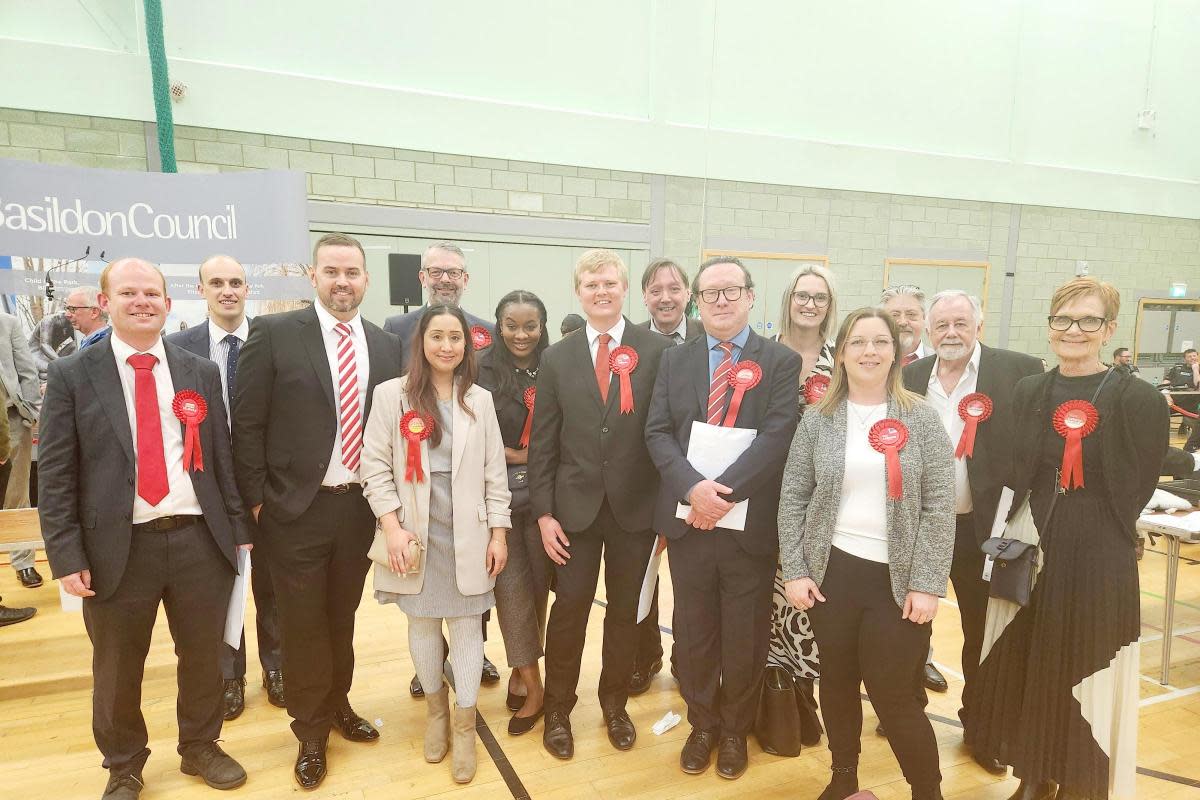 Newly elected - Basildon Labour councillors <i>(Image: Newsquest)</i>