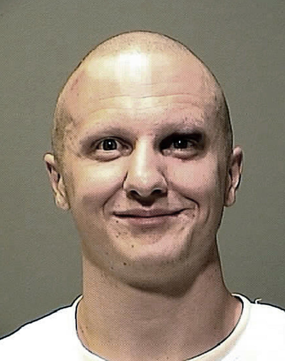 FILE - This Jan. 8, 2011 file photo provided by the Pima County Sheriff's Office shows Jared Lee Loughner, who carried out the shooting rampage in Tucson that killed six people and wounded former U.S. Rep. Gabrielle Giffords and 12 others. Newly released law enforcement documents show how Loughner was unraveling in the month before the rampage, including issuing paranoid, expletive-filled Internet rants about killing and the government. The FBI released the documents Thursday, April 10, 2014, in response to media requests for the investigative files into the Jan. 8, 2011 shooting. (AP Photo/Pima County Sheriff's Department via The Arizona Republic, File)