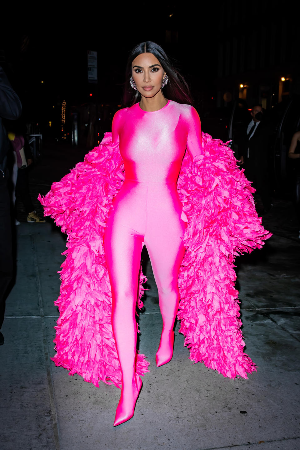 Kim Kardashian celebrates hosting ‘Saturday Night Live’ with an afterparty at Zero Bond in New York City. - Credit: @TheHapaBlonde / SplashNews.com