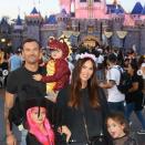 <p>The Halloween-loving couple took their kids — Journey, 3, Bodhi, 5, and Noah, 7 — on a trip to Disneyland to celebrate the spooky holiday. Showing off the <a href="https://people.com/parents/megan-fox-sons-halloween-costumes-brian-austin-green/" rel="nofollow noopener" target="_blank" data-ylk="slk:fun costumes;elm:context_link;itc:0;sec:content-canvas" class="link ">fun costumes</a> her children wore for the night out, the mother of three joked about how difficult it can be to take family photos: "Halloween at @disneyland is always the most fun but can I get ONE family photo where <a href="https://www.instagram.com/p/B3isQoSF6to/" rel="nofollow noopener" target="_blank" data-ylk="slk:everyone is looking at the camera;elm:context_link;itc:0;sec:content-canvas" class="link ">everyone is looking at the camera</a> and making a semi normal face ??" she wrote.</p>