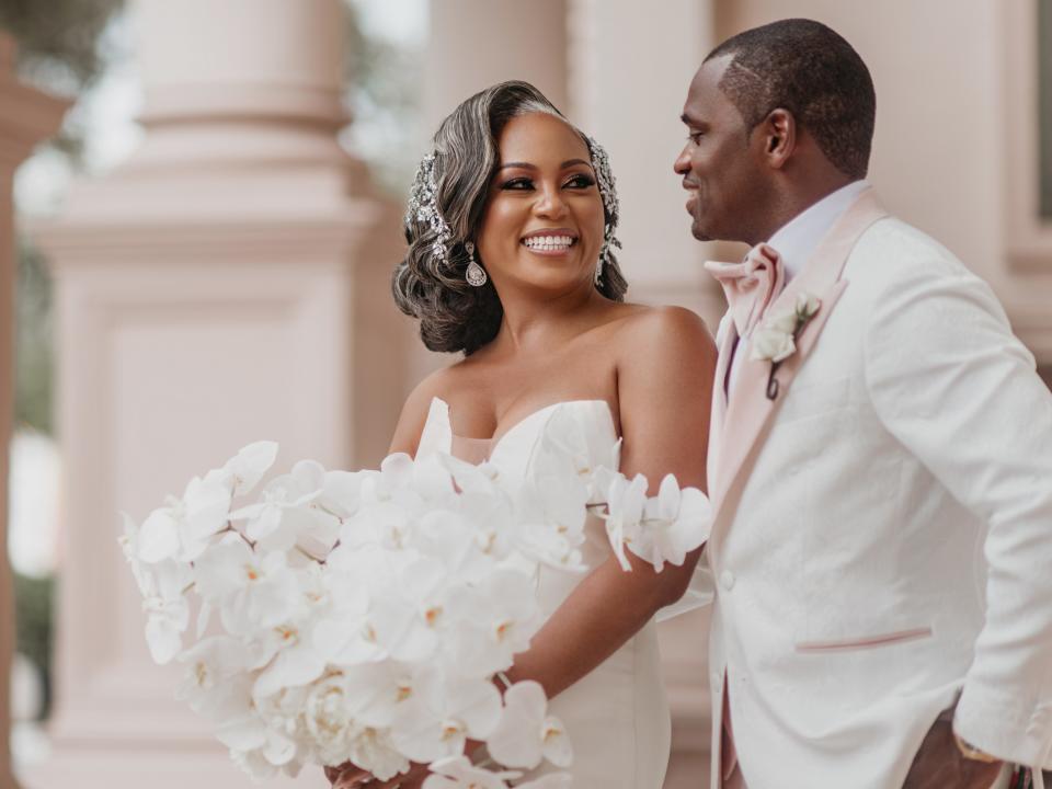 Kadeja Jackson tied the knot with her husband after 20 years of dating.