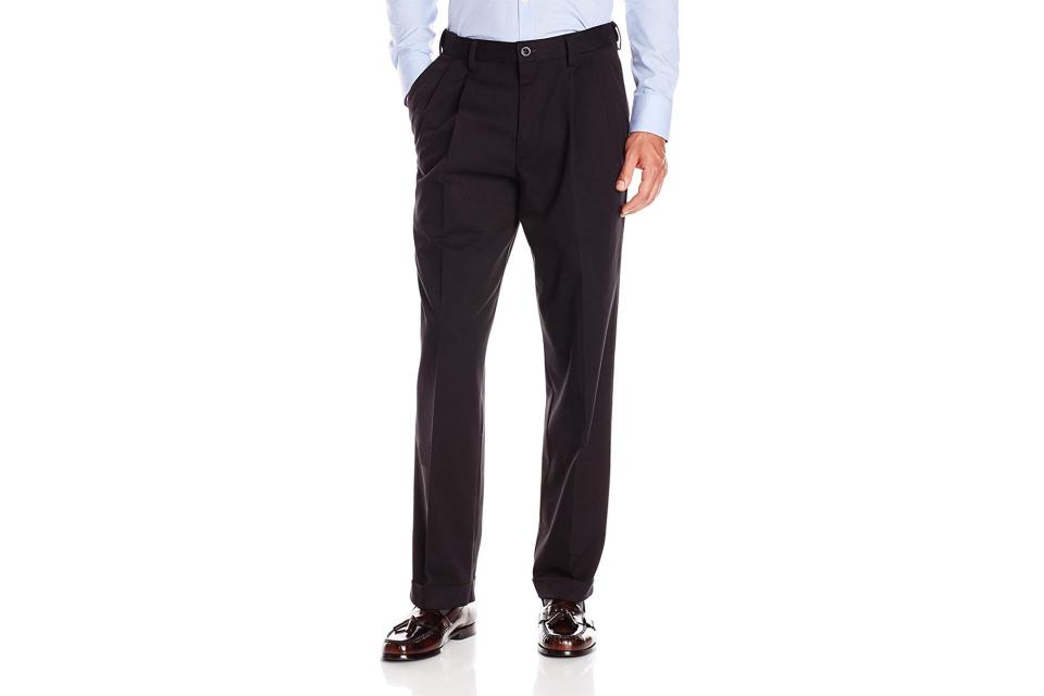 Dockers relaxed fit comfort khaki pleated pants (was $42, 35% off)