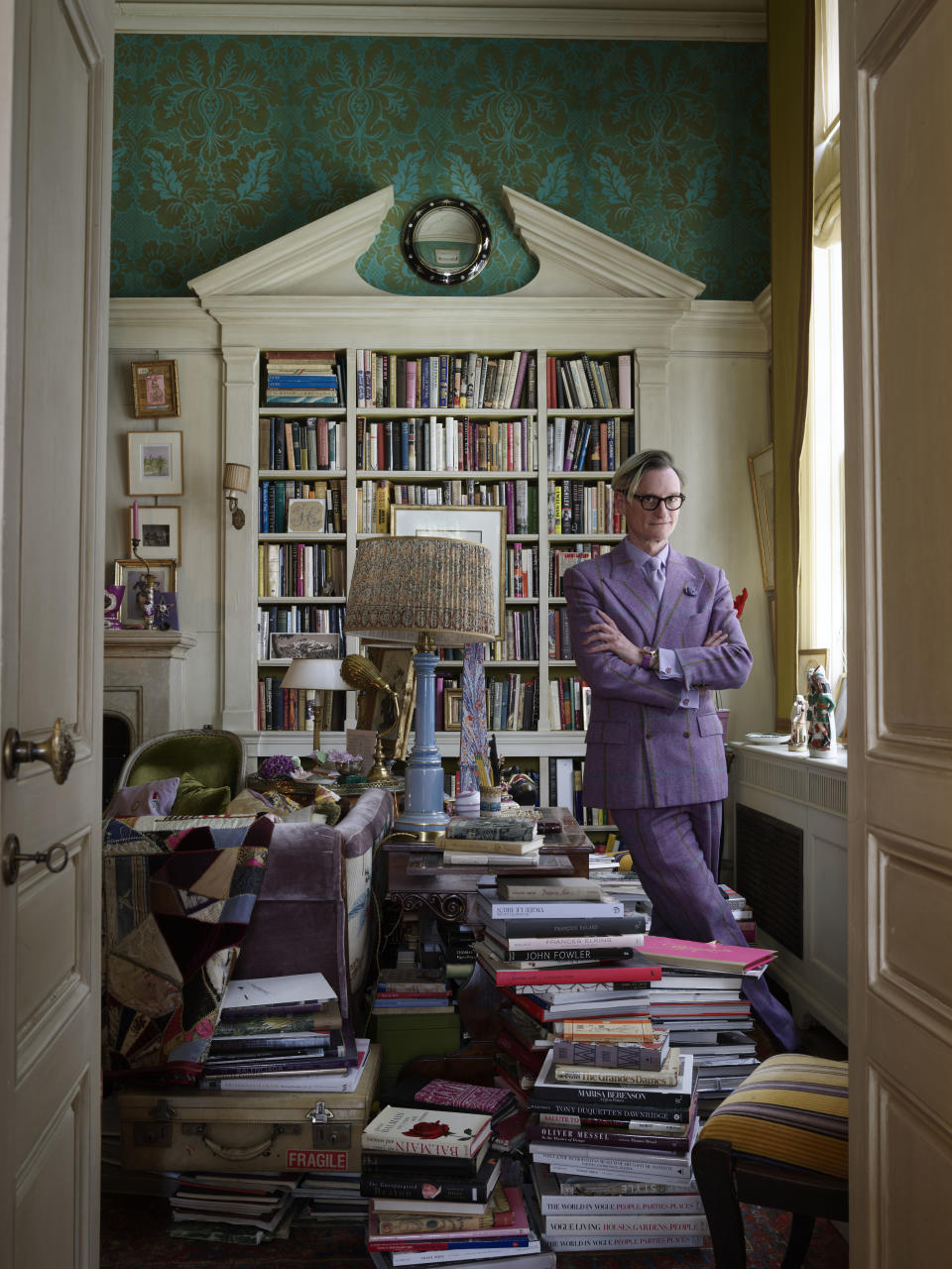 Hamish Bowles photographed by Simon Upton.
