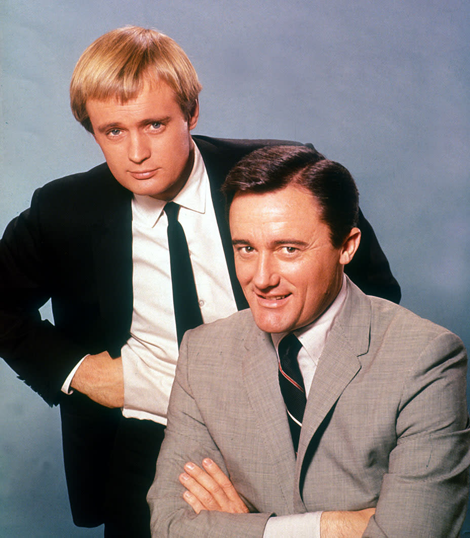 <p>David McCallum and Robert Vaughn from their days on ‘The Man From U.N.C.L.E.’</p>