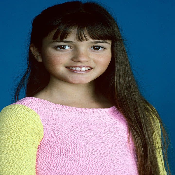 Danica McKellar as a child