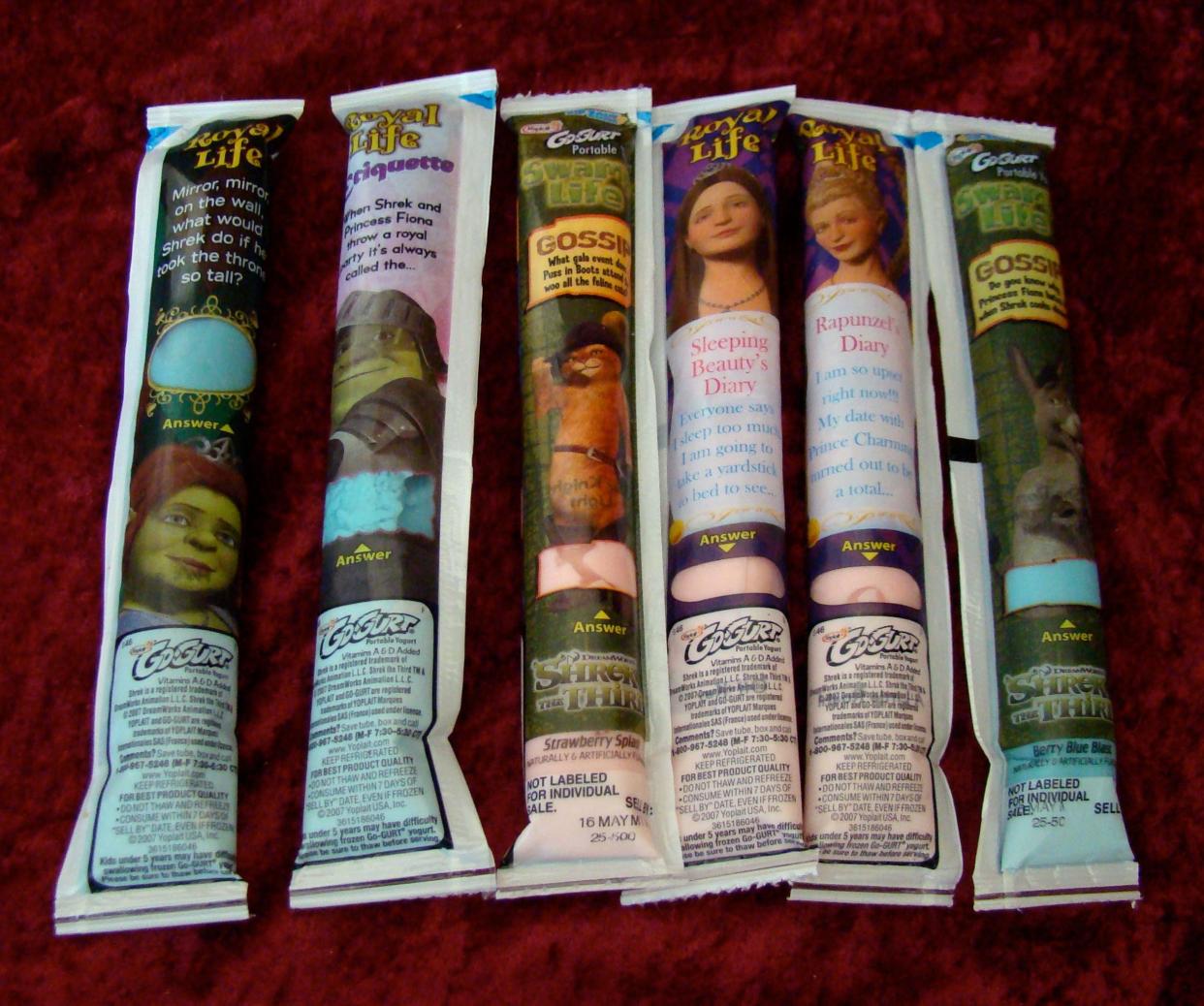 Tubes of Go-Gurt