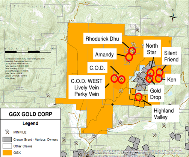 GGX Gold Corp., Thursday, January 5, 2023, Press release picture
