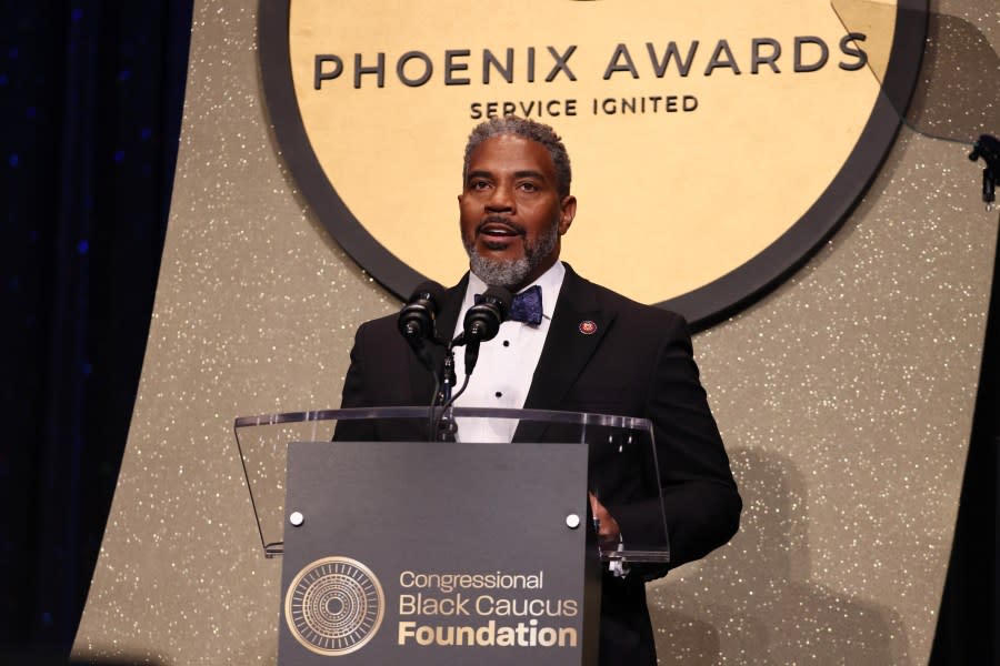 Steven Horsford speaks onstage at the Congressional Black Caucus Foundation annual Legislative Conference National Town Hall on September 23, 2023 in Washington, DC. (Photo by Jemal Countess/Getty Images for Congressional Black Caucus Annual Legislative Conference)