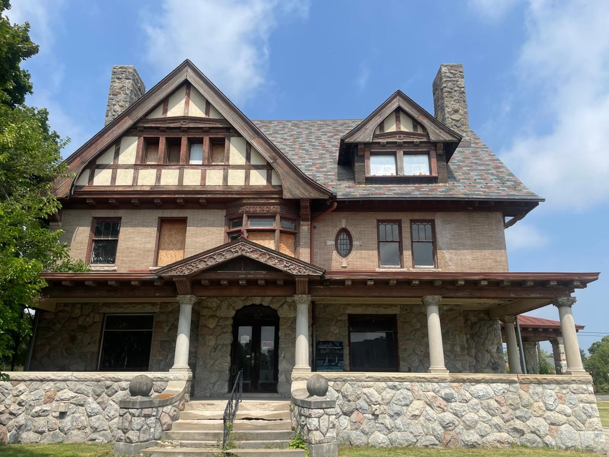 Built in 1898, the Birdsell Mansion at 511 W. Colfax Ave., pictured on Aug. 24, 2023, is on a list of the 10 most endangered landmarks in Indiana for the second straight year. The owner plans to convert the property into short-term rental units with Airbnb.