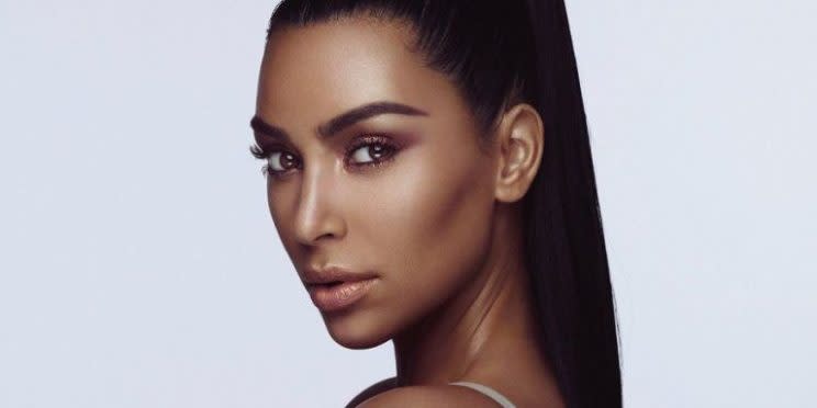 The promotional photo for Kim Kardashian West's KKW Beauty. (Photo: Kim Kardashian/Twitter)