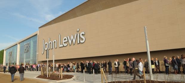 York Press: Crowds queue ouside John Lewis at the opening of their new store at the opening of the Vangarde Shopping Park. Picture : Garry Atkinson.