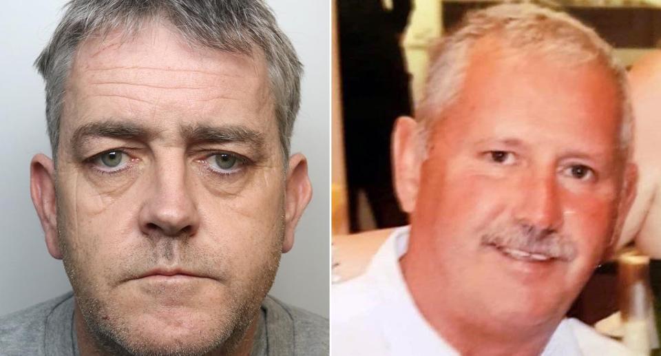 Andrew Jones (left) murdered Michael O'Leary (right) after luring him to a remote farm. (PA)