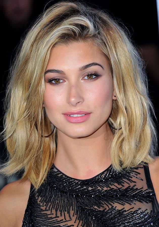 Hailey pictured on Monday at the MTV VMAs.