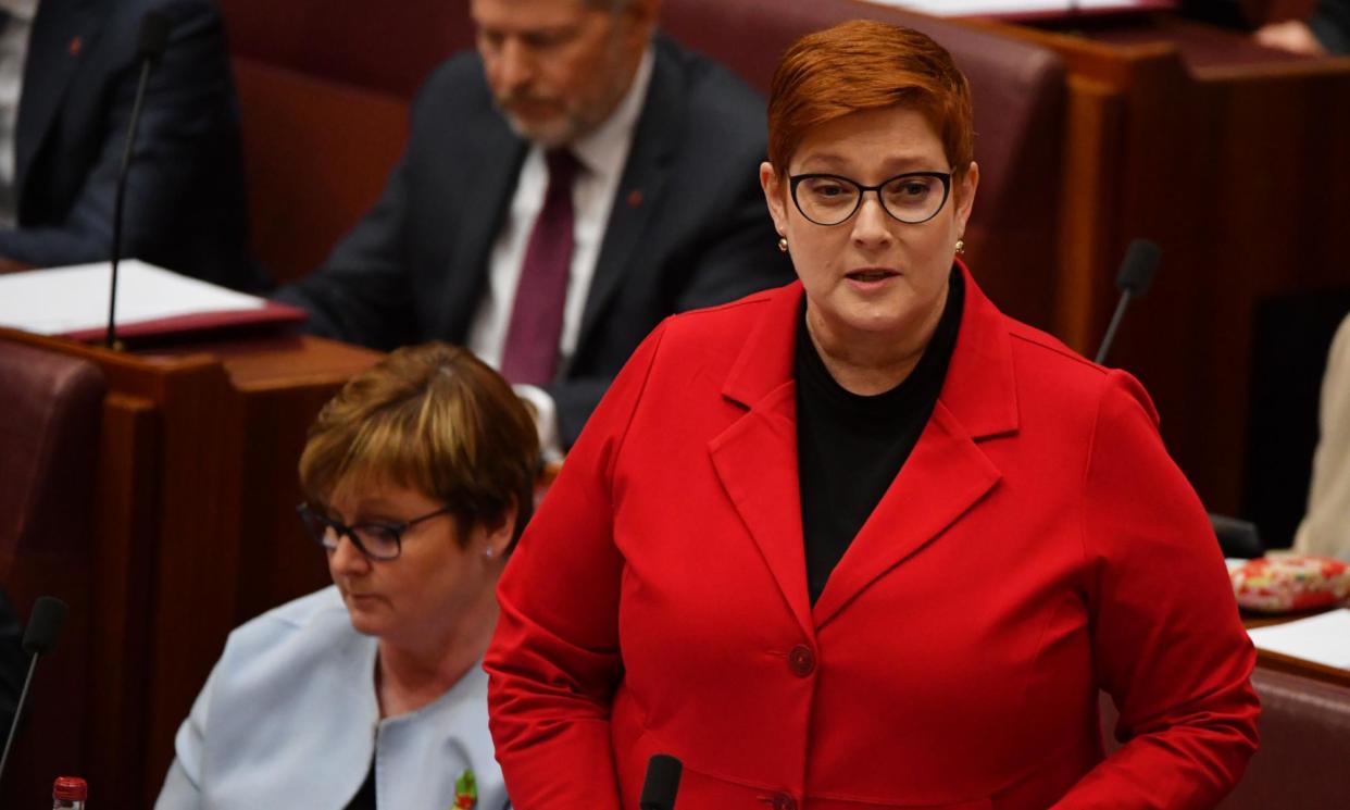<span>Former Liberal ministers Marise Payne, right, and Linda Reynolds are both retiring but could be replaced by men.</span><span>Photograph: Mick Tsikas/AAP</span>