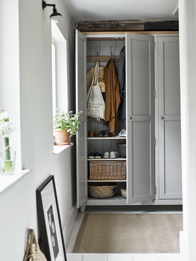 How To Organize an Entry Way Closet / Make the Most of an Awkward