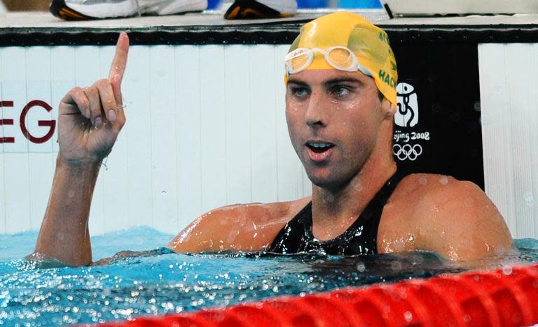 Australia's Grant Hackett stopped competitive swimming after the 2008 Olympic Games in Beijing