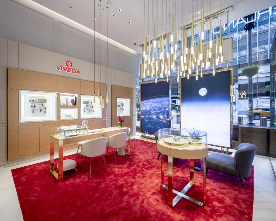 Omega at Watches of Switzerland’s One Vanderbilt unit.