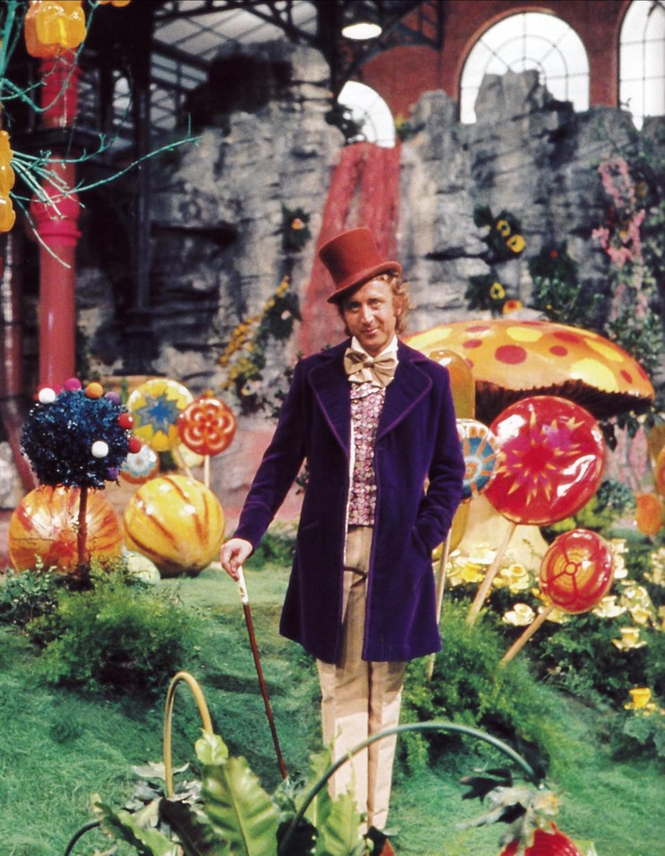 Gene Wilder as Willy Wonka - AF archive/Alamy 