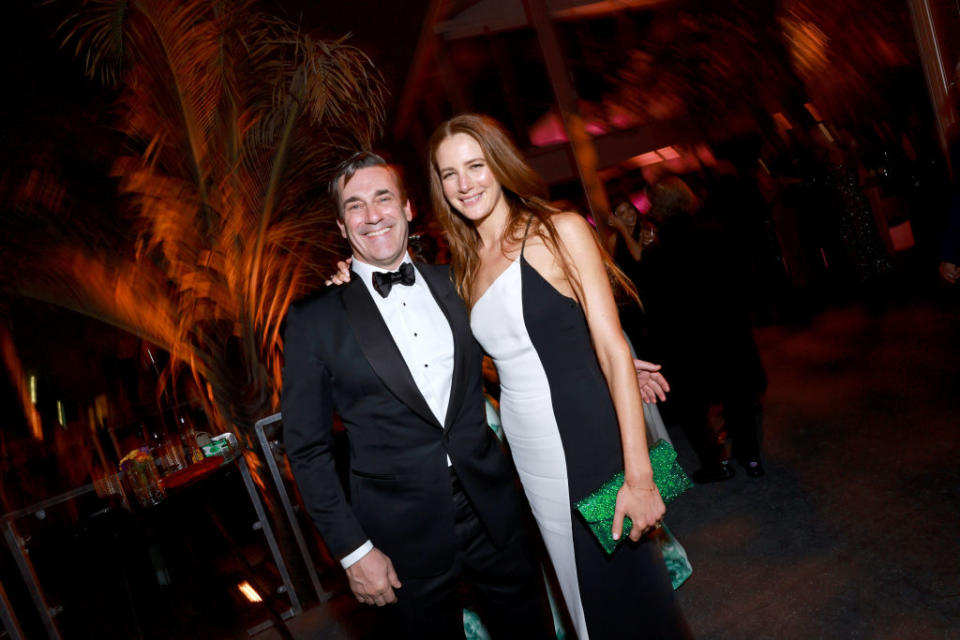 Jon Hamm and Anna Osceola. Photo by Matt Winkelmeyer/VF23/WireImage for Vanity Fair