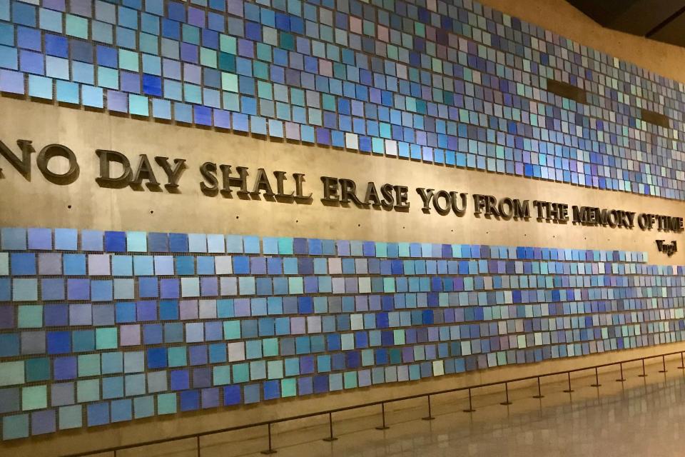 Mosaic inside the 9/11 Museum