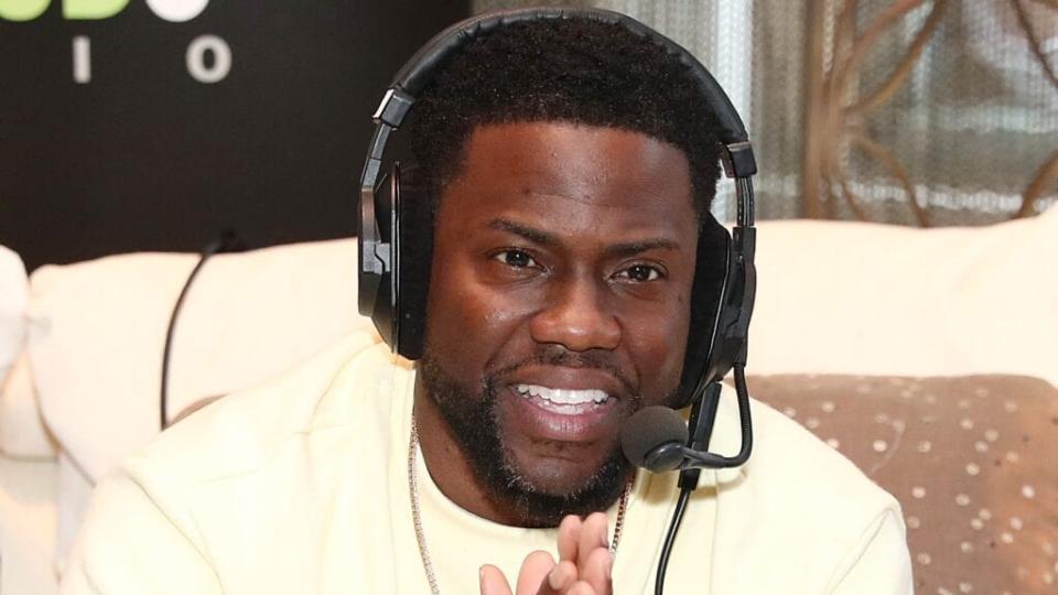 Kevin Hart (above) sat down with friend Will Smith for a special Father’s Day Red Table Talk episode on which the two talked about being dads. (Photo by Cindy Ord/Getty Images for SiriusXM)