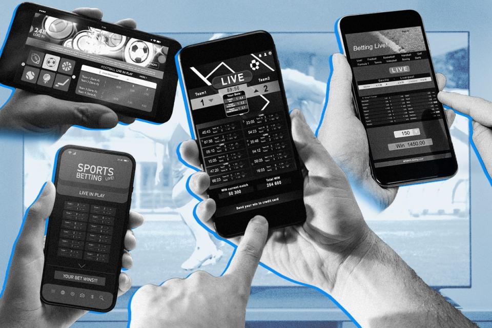 Betting apps have become the main way for gamblers to have a flutter  (iStock/The Independent)