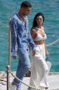 Kourtney Kardashian has been enjoying the sun in Cannes with toyboy squeeze Younes Bendjima.