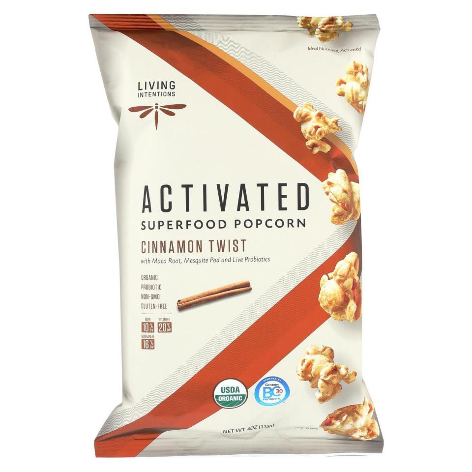 4) Living Intentions Activated Superfood Popcorn