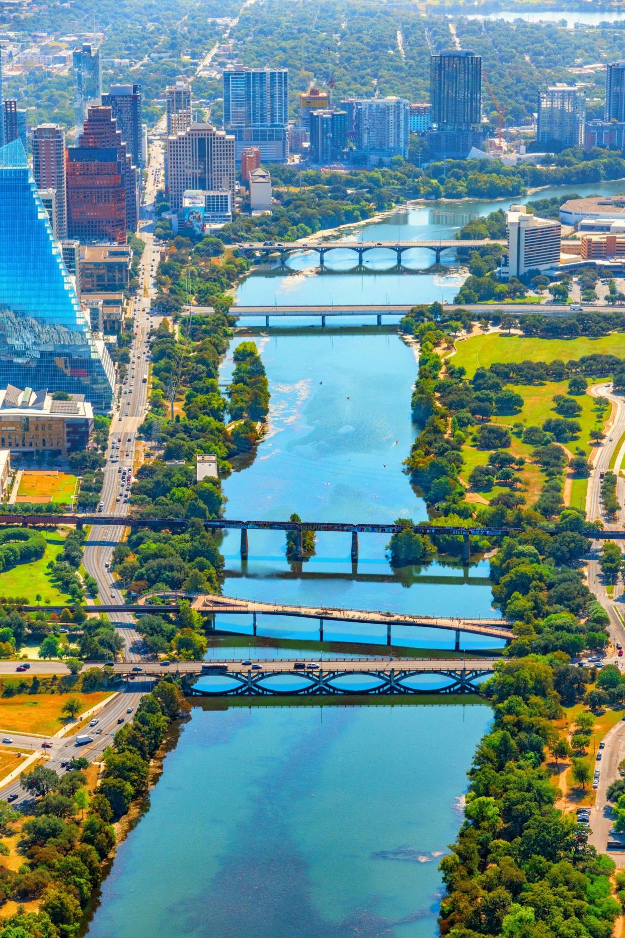 Downtown Austin and the Colorado River