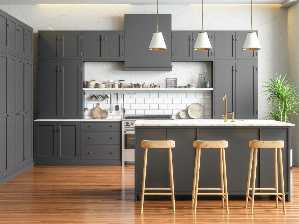 grey kitchen