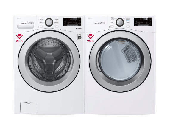 LG High Efficiency Front Load Washer and Electric Dryer (Photo via Best Buy Canada)