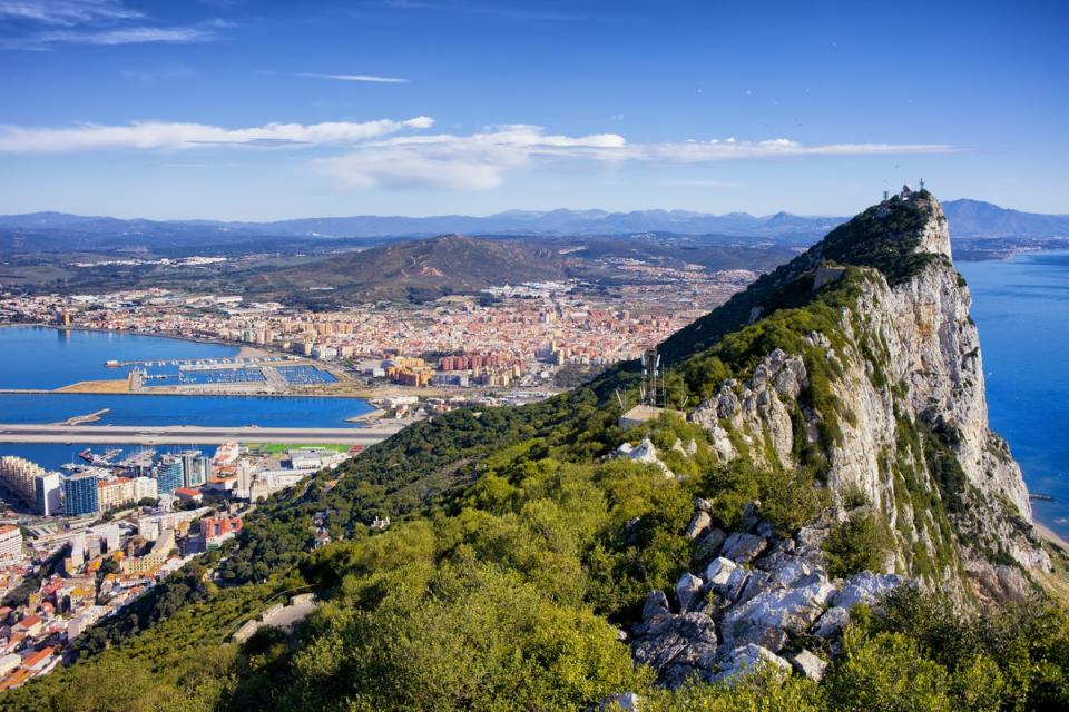 Gibraltar is a British Overseas Territory and city located at the southern tip of the Iberian Peninsula (Getty Images/iStockphoto)