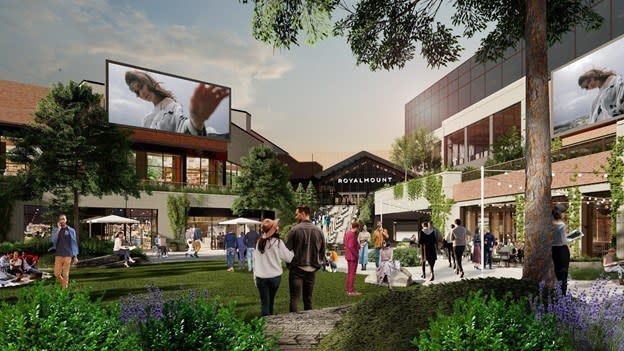 Louis Vuitton, Gucci, Tiffany & Co. and RH among first retailers announced for Royalmount, Montreal’s new midtown destination. - Credit: Royalmount