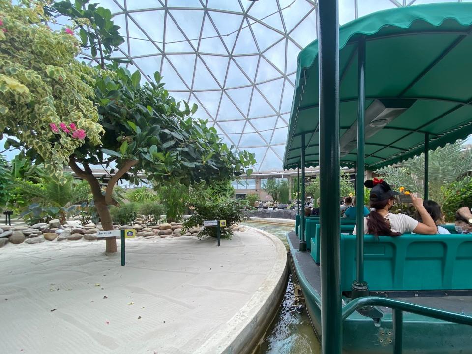 Inside Living with the Land at Epcot in August 2021.