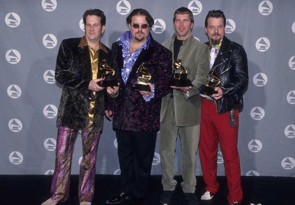 The Mavericks at the 1996 Grammy Awards.