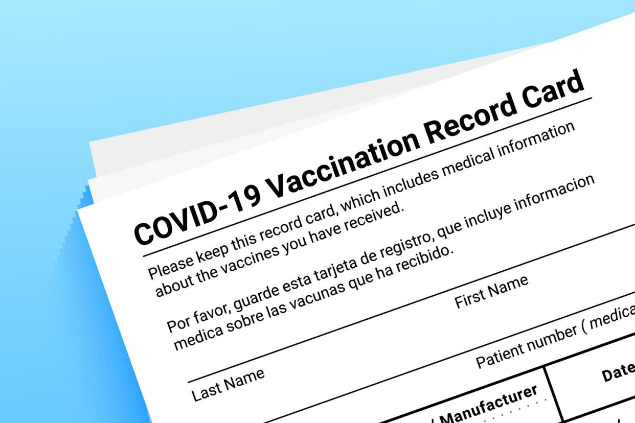 Coronavirus vaccination record